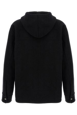 Giacca con cappuccio in lana vergine nero JIL SANDER | J23BN0102J40020001